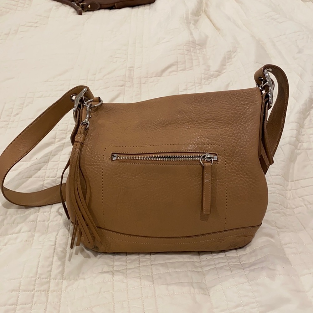Coach pebble leather bag also can be cross body